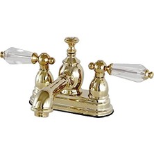 Prime KS7002WLL Wilshire 10 cm Merkez Seti Lavabo Bataryası Açılır, Cilalı Pirinç, 10,9 cm Ağız Erişimi