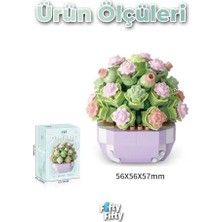 Prime Panlos Micro Block Bitki Serisi 1251 Çiçek Buketi 270 Parça Oyuncak Yapım Seti FFP-1251