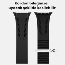 Prime - ile Uyumlu 10/11 Serisi 46MM Kordon Metal Tokalı Silikon Tour Kilim Dizayn Strap 127