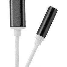 Prime Type C To 3.5mm Kulaklık Şarj Çevirici Dönüştürücü Adaptör