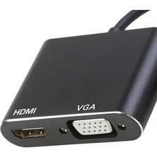 Prime USB 3.0 To HDMI VGA 1080P Monitör Genişletici Çevirici Dönüştürücü Adaptör