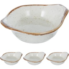 Prime Seasons Bej Mini Tabak 8cm 4lü Paket