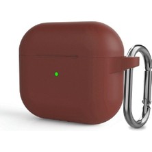 Prime (5888) Bordo Soft Renk Darbe Emici Çengelli Silikon Kulaklık Kılıfı Pro 2 ile Uyumlu