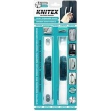 Prime Knıtex KTX-2705 Plastik Krom Kaplama Duşakabin Kapı Kolu, 10MM, Banyo Aksesuarı