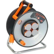 Prime Professionallıne Steelcore Serisi 5 Yıl Garantili IP44 Lisanslı Çelik Tambur Makaralı Kablo H07RN-F 3g2.5, 33 Metre