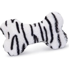 Prime Köpek Oyuncağı Kemik, Peluş, Siyah/beyaz, 18X13X3CM