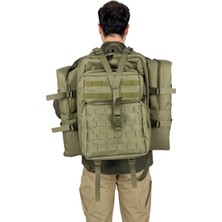 Kordak Mollex4 Haki Multi Fonksiyonel Molle Taktik Çanta (50+30 Lt) - Farklı Kullanım