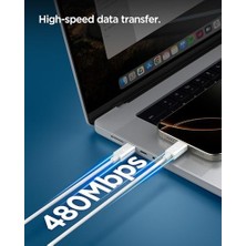 Prime Usb-C To Usb-C 1 Metre Kablo 60W Güç/pps 2.0 Desteği Super Hızlı Şarj / 480 Mbps Data Aktarım Hızı Type-C Ekstra Dayanıklı - ACA08717