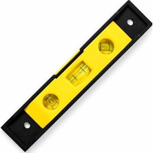 Prime 23 cm Manyetik Su Terazisi Profesyonel 3 Kapsüllü Ölçüm Aleti Yüksek Hassasiyetli, Darbeye Dayanıklı, Mıknatıslı Metal Gövde, Inşaat ve Montaj Terazisi