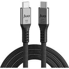 Prime USB 4.0 240W 40GBPS Thunderbolt 4 8k 60Hz Usb-C Görüntü Aktarım ve Type-C Hızlı Şarj ve Data Kablosu 2 Metre