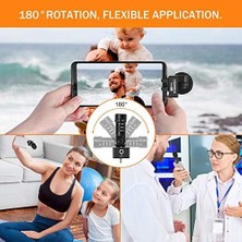 Prime Comica Tip C Akıllı Telefon Mikrofonu, CVM-VS09 Video Kayıt Mikrofonu USB C Akıllı Telefon Için Shotgun Micro Youtube Vlogging Facebook Livestream, Tip C Port Tabletler,, Galaxy,lg Için