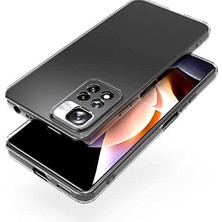 Prime 11 Pro Plus 5g ile Uyumlu Kılıf Kamera Korumalı Şeffaf Kapak Renksiz