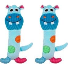 Prime Pawise Vivid Life-Hippo Stick Köpek Oyuncağı 2li Paket