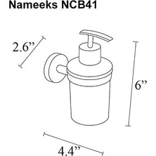 Prime Nameeks NCB41 Ncb Sabunluk, Tek Boyut, Krom