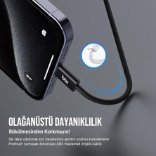 Prime Bix BX04CC Type-C To Type-C 60W Örgülü Şarj ve Data Kablosu 1 Metre (Siyah)