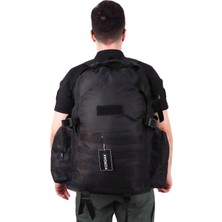 Kordak Outdoor Geniş Siyah 75 Lt Kamp Tatil Sırt Çantası - Dağcı Çantası