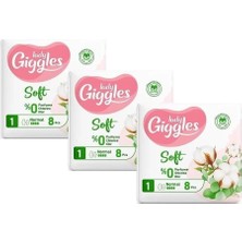 Prime Giggles Lady Soft Hijyenik Ped Normal 8 Adet (3 Paketi)