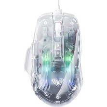 Prime Aula S80 7200DPI 7 Tuşlu Rgb Şeffaf Optik Oyuncu Mouse