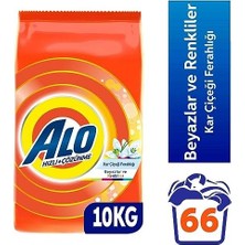 Prime Alo 10 kg Kar Çiçeği Ferahlğı Beyazlar ve Renkliler Hızlı Çözülme Toz Deterjan