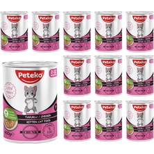 Prime Yavru Kedi Tavuklu ve Jöleli Konserve Mama 400 gr x 12 Adet