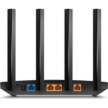 Prime Archer AX12, AX1500 Wi-Fi 6 Gigabit Portlu Kablosuz Router, Fiber Destekli, 4 Gigabit Lan Portları, Wpa3, Oyun Için Ideal Xbox/ps4/steam ve 4K