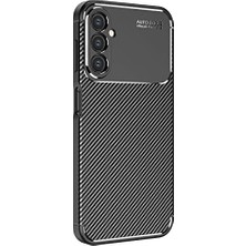 Prime Galaxy A24 ile Uyumlu Silikon Kılıf Tpu Negro Ultra Slim Fit Karbon Delux (Siyah)