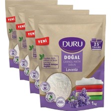 Prime Duru Granül Sabun Lavanta, 1 Kilogram (4 Paketi)