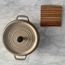 Prime Trivet, 2'li Set Akasya Ahşap Bulaşıklık