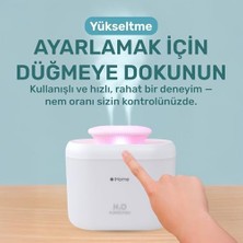 Prime Npo IHOME14 Rgb Renkli 3300ML Aromaterapi Difüzör Ultrasonik Hava Nemlendirici Buhar Makinesi