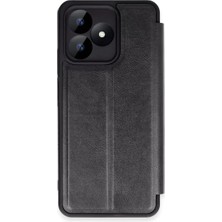 Vuralsin38 Newface Realme Note 50 4g Kılıf Flip Cover - Siyah