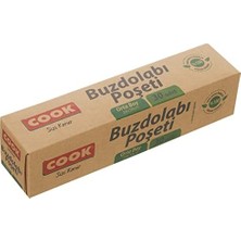 Prime Doğada Çözünür Buzdolabı Poşeti, Orta Boy, 24 x 38 Cm, 30 Yaprak