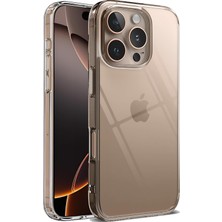 Prime 16 Pro Max ile Uyumlu Crystal Clear (Ultra Şeffaf Silikon) Kılıf Arkası Sert Polikarbonat Kenarları Yumuşak Tpu Darbe Emici Iç Hava Yastığı Destekli Kapak (16 Pro Max)