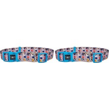 Prime Köpek Boyun Tasması – Geri Dönüştürülmüş, Ayarlanabilir, Emniyet Tokalı – Küçük ve Büyük Irklar Için – Tüy Toplamaz, Yıkanabilir, Airtag & Isimlik Uyumlu, Woof Small (2 Paketi)