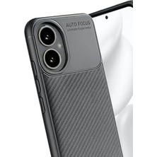 Prime Honor 400 ile Uyumlu Silikon Kılıf Tpu Negro Silikon Ultra Slim Fit Kılıf Ile Uyumlu Karbon Delux Kılıf (Gri)