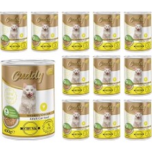 Prime Cuddy Yetişkin Kedi Tavuklu ve Jöleli Konserve Mama 400 gr x 12 Adet