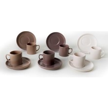 Prime Brown Mix Kahve Takımı 12 Parça 6 Kişilik 950-958-977