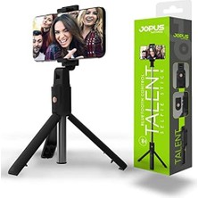 Prime Talent Bluetooth Telefon Selfie Çubuğu, Uzaktan Kontrollü Kumandalı, 19.5 Cm, 270° Dönebilir, Katlanabilir