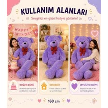 Prime Özgüner Oyuncak Papyonlu Dev Pelüş Ayıcık,sevgiliye Hediye Ayıcık