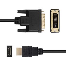 Prime 3 Metre HDMI To DVI Kablo 24+1 DVI To HDMI Kablosu DVI HDMI