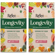 Prime Reflex Plus Longevity Çok Küçük Irk Yavru Köpek Maması 900G (2 Paketi)