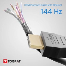 Prime 50 cm HDMI Kablo - V1.4b - Full Hd 3D 1080P 144Hz - Görüntü, Ses ve Internet Aktarım Premium HDMI Kablosu