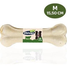 Prime Obivan Köpekler Için Beyaz Pres Kemik 15CM (90GR)
