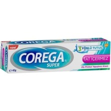Prime Corega Super Diş Protezi Yapıştırıcı Tat Içermez Krem 40 gr