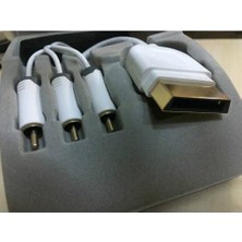 Prime Ekstra Kaliteli 2 Metre Xbox 360 x Box Rca Kablo 3 Rca Lale
