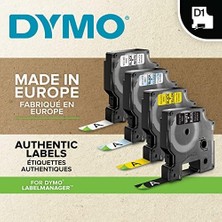 Prime S0720680, D1 Yedek Şerit (9 mm x 7 Mt), Beyaz/siyah (40913)