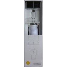 Prime Micro USB Data ve Şarj Kablosu Örgülü 1.1m - CX09 Beyaz