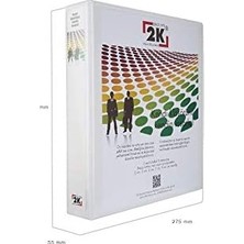 Prime 2k 05-4d-B 4 Halka D Mekanizmalı Klasör Kutu Içi, Beyaz, 5 Cm, 10 Adet