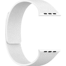 Prime 10 42MM ile Uyumlu Cns KRD-136 Kabartma Desenli Silikon Kordon - Siyah