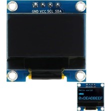 Prime OLED 0.96 Inç 128X64 Piksel Ekran Modülü - Mavi