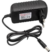 Prime 12 Volt - 2 Amper 5.5 * 2.5 mm Uçlu Plasti̇k Kasa Pri̇z Ti̇pi̇ Adaptör